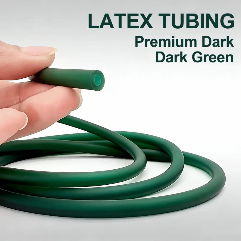 Latex Natural Latex Tube 1636/1836/2040/3060/3080mm Ice Green High Elasticity Rubber Hose Odorless for DIY Slingshot Catapult