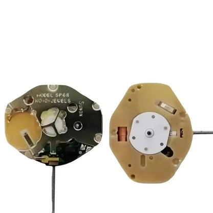 SP68 Quartz Movement Sweep Second 3-Hand No-Date Watch Parts 1/3/5Pcs Continuous Second Movement