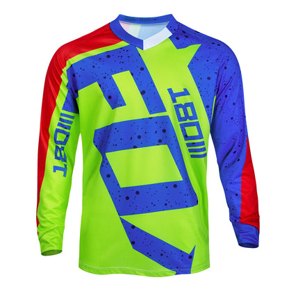 Outdoor Ride Sports Men's T Shirt Quick Dry Comfortable Top Fashion Motorcycle Clothing Autumn Casual O-neck Long Sleeve T-shirt