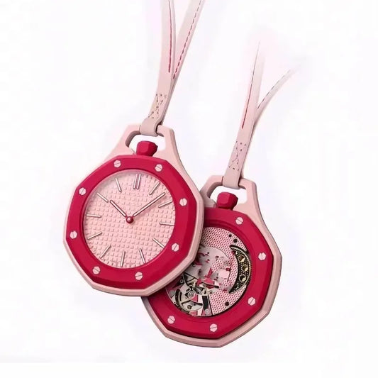 26 Years Old New Pocket Watch Octagonal Pop Style Neck Quartz Movement Candy Color Quartz Watch Color