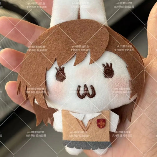 Handmade 10CM Anime Plush Misaka Mikoto Shirai Kuroko Toy Plushie Pendant Stuffed Body Plush Figure Plushies Bag Accessories