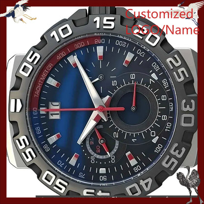 A1212 Store Customized Watches 43mm Men's Sports Watch 904L Stainless Steel Quartz Movement