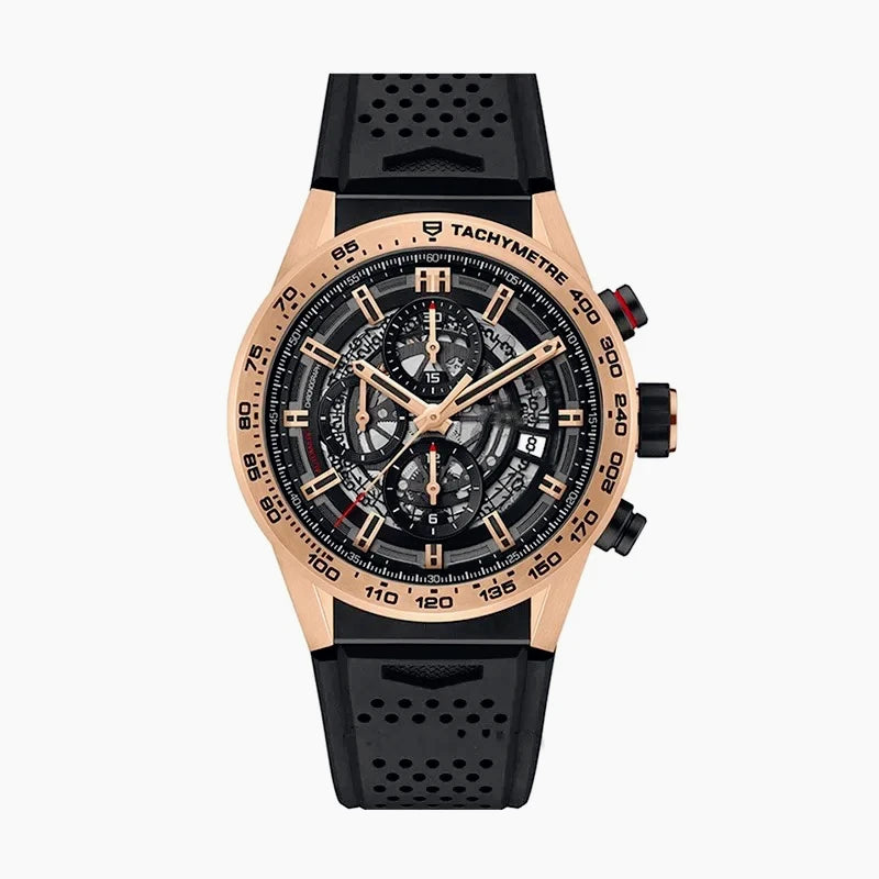 Customized Logo/Name VK63 Chronograph Quartz Watches Solid Heavy Duty Stainless Steel Bracelet High Precision Reliable Movement