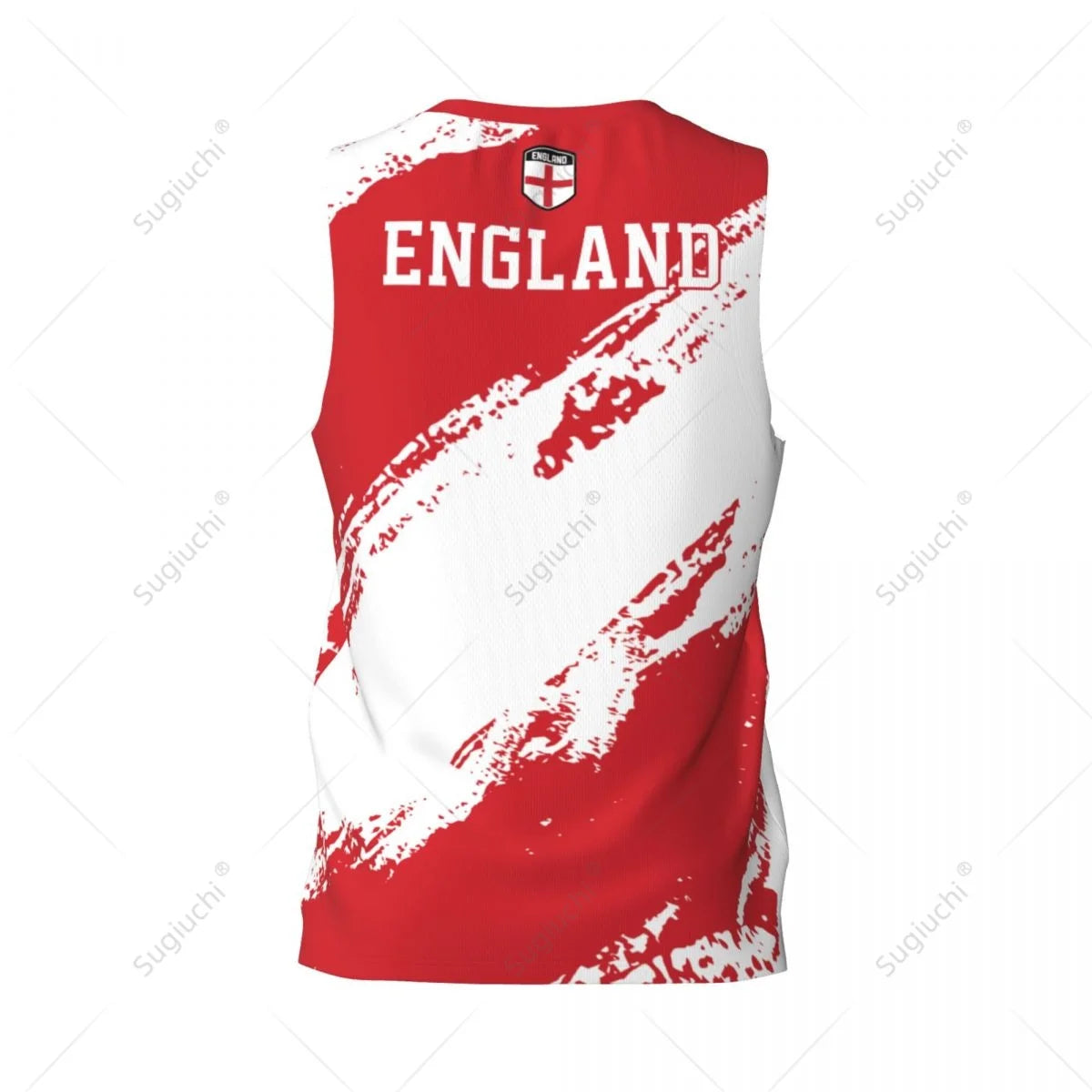 Men Basketball Sports England Flag Running Fitness Multifunction Jersey Sleeveless shirt Custom Name Nunber Exclusive