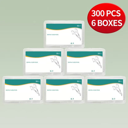 1/2/5/10 Box Portable Disposable Dental Floss Plastic Toothpick High-tension Dental Floss Stick Dental Floss Box ﻿Oral Care