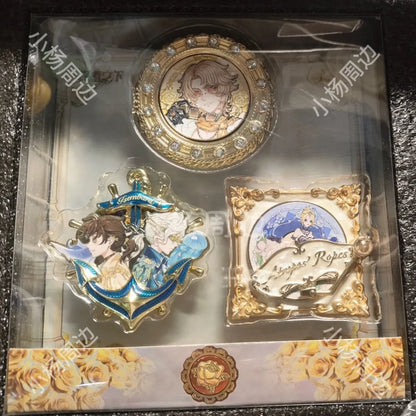 Anime Game Identity Ⅴ Naib Subedar Norton Campbell Frederick Kreiburg Cosplay Anime metal badge brooch Accessories Xmas Gift