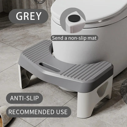 Comfort Toilet Stool for Adult Kids Pregnant Women, Squatting Aid Footstool.