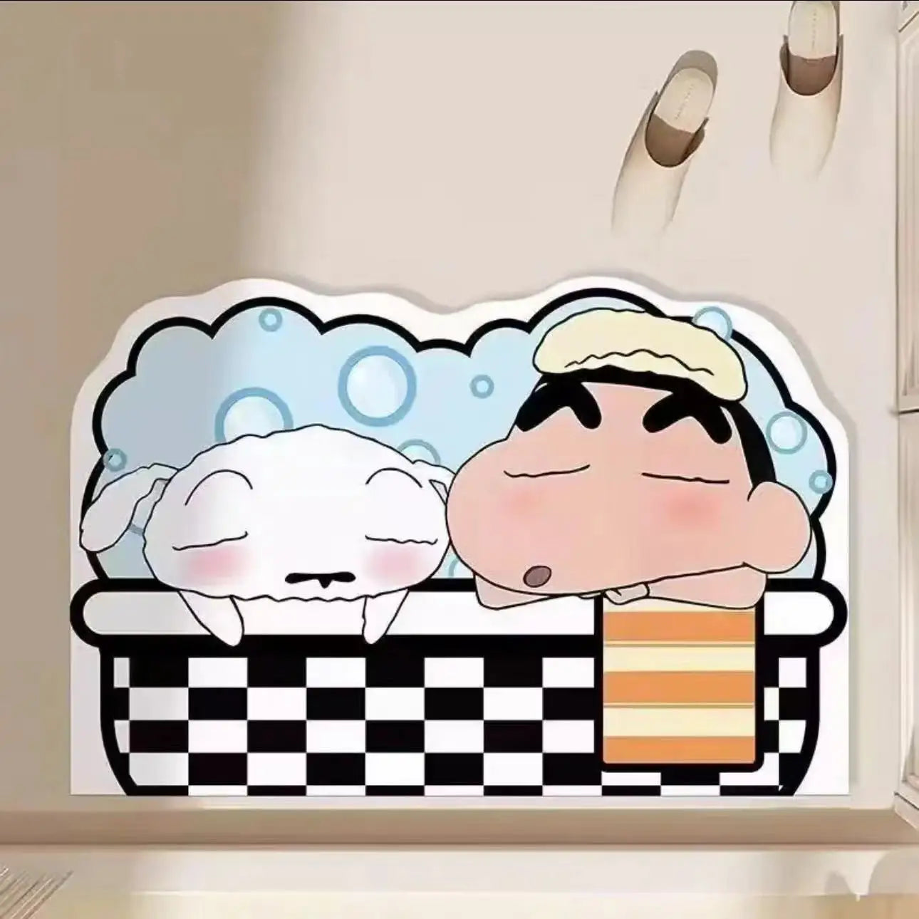 30*40cm Shower Room Water Uptake Mat Quick Drying Fashionable and Exquisite Cartoon Anime Soft and Comfortable Anime Periphe