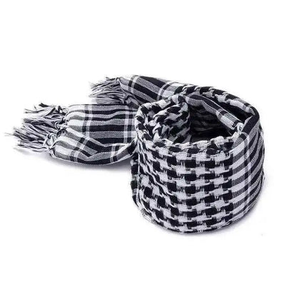 Arafat arab scarf shawl Handsome Keffiyeh Kafiya Lightweight Military Shemagh palestine Man Stripe Scarf With Tassels Soft Warm