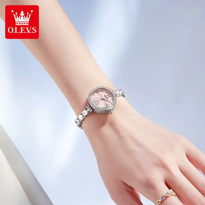 OLEVS 2998 Brand original authentic watch for woman Gift Box Bracelet simple quartz women's Watch