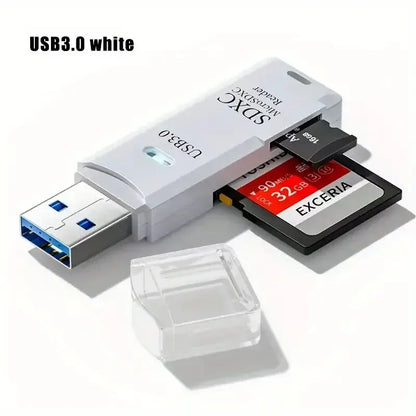 2 in 1 USB2.0/3.0 Card Reader Micro TF sd card Reader usb adapter High Speed Cardreader TF Memory card For PC Laptop Accessories