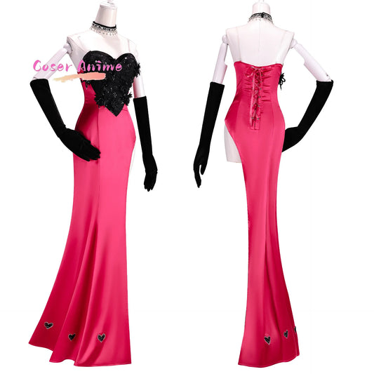 Angel Dust Cosplay Costume Uniform Halloween Carnival Party Christmas Play Role Clothes Clothing