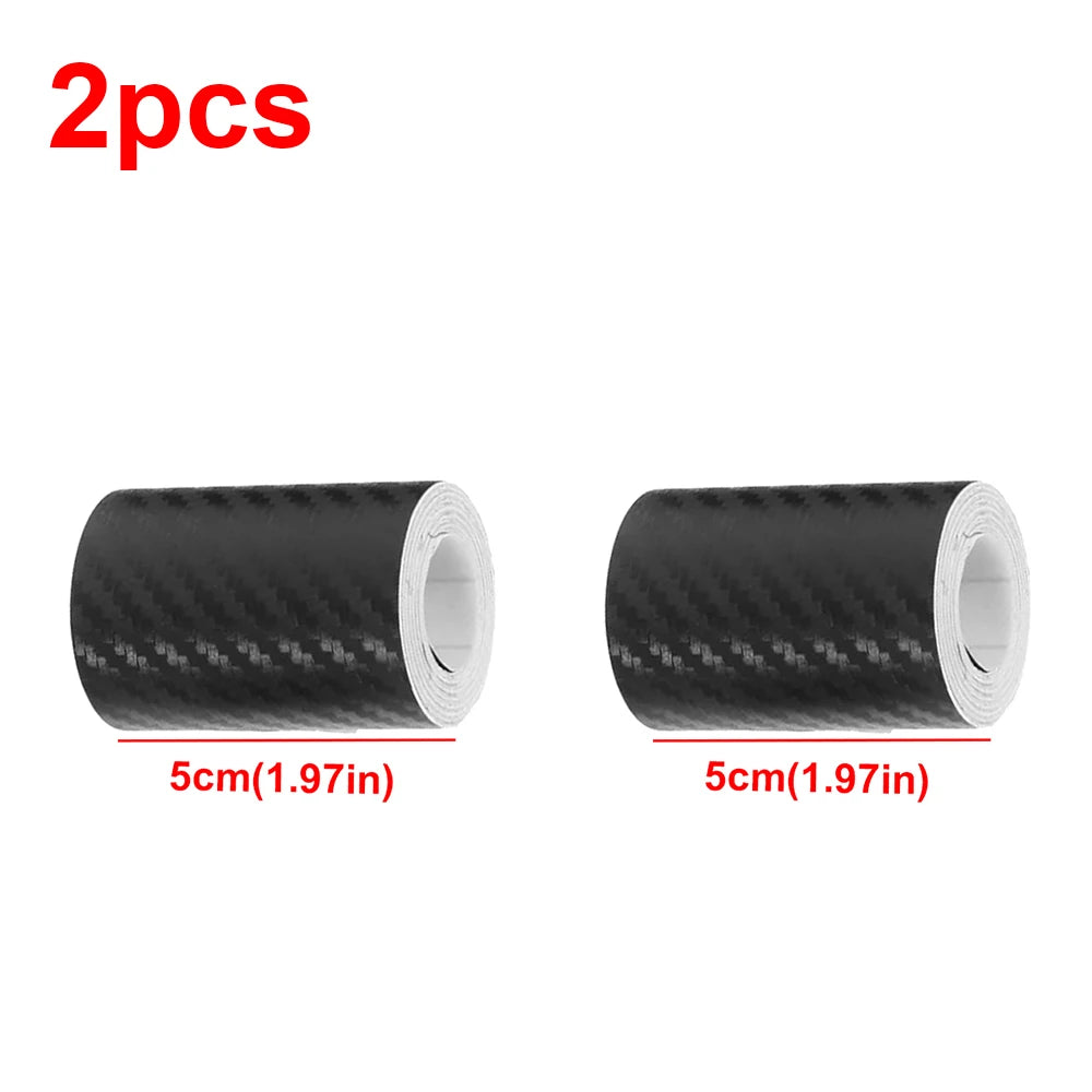 1m-10m Car Door Edge Guards Door Sill Protector Waterproof 3D Carbon Fiber Anti Collision Film Scratch Cover Strip Stickers Tape