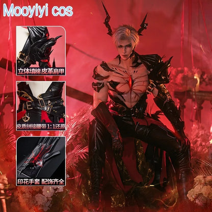 Game Love and Deepspace dragon Sylus Cosplay Costume Halloween Christmas New Dragon horn tail Costume Newly 2026 Costume