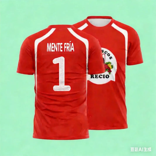 2026 Summer Amador Vicente Recio Football Jerseys Seafood Shrimp Recio Print T-Shirt Sportswear  Men'S Women'S T-Shirts