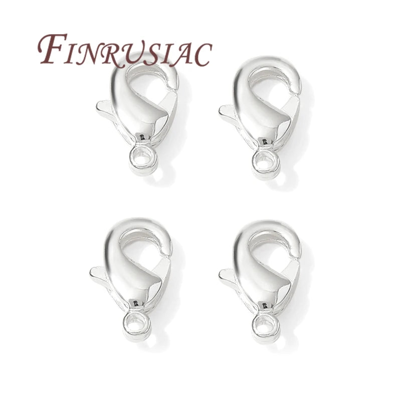10mm 12mm 18K Gold Plated Lobster Clasps For Jewelry Making,DIY Bracelets Necklaces Accessories,Connectors Clasp