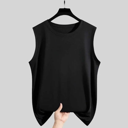 2026 Summer Tank top Set Casual Breathable 2 Piece T-shirt+Shorts Suit Men Tracksuit Loose Vest Jogging Sleeveless Men's Sets
