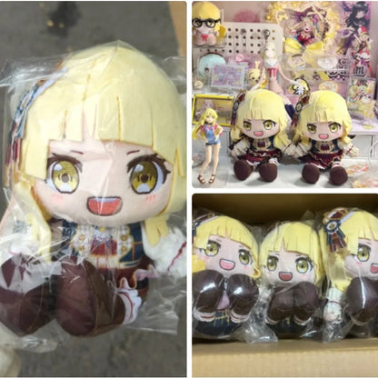 Anime Kokoro Tsurumaki Game BanG Dream! Hello,Happy Plush Stuffed Cosplay 20cm Cute Soft  Dress Up Plushie Present Collection