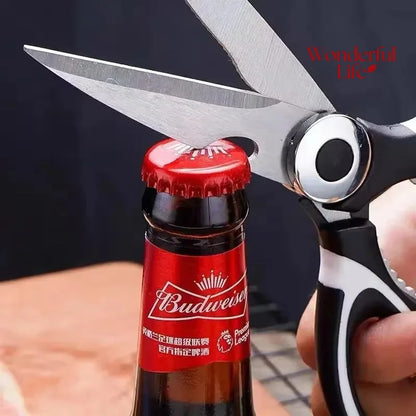 Multi-function Scissors Household Fish-killing Special Shears Roast Chicken and Duck Bones  Vegetable Chopping Fish Food
