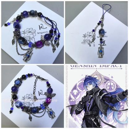 Genshin Impact Cute Cartoon Anime Flins  Bracelet Personality And Fashion Holiday Gift For Family And Friends Birthday Gift