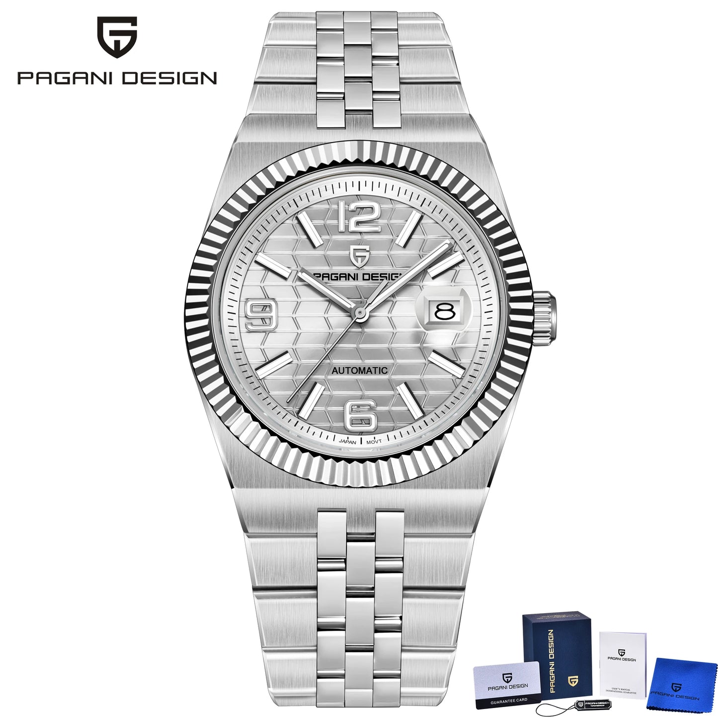 PAGANI DESIGN 2026 New Men's Watches Rose Gold Luxury Automatic Watch For Men MIYOTA 8215 Mechanical Wristwatch Sapphire crystal