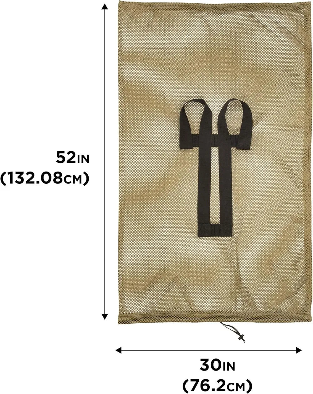 Mesh Decoy Bag, Fits 24 Standard Duck Decoys, 52"L x 30"W, Olive