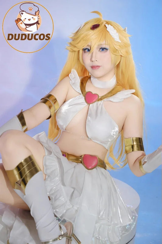 DUDU-SR Cosplay Angell Pantyy Anarchyy Cosplay Costume Dress with Wings Full Set Halloween Costumes
