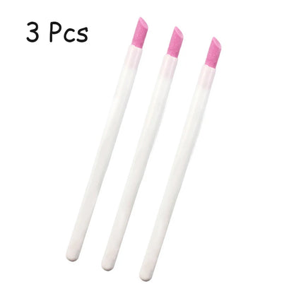1/5PC Nails Art Quartz Grinding Pen Nail Cuticle scissors Dead Skin Remover UV Gel Polish Manicure Stick Files Accessories Tools