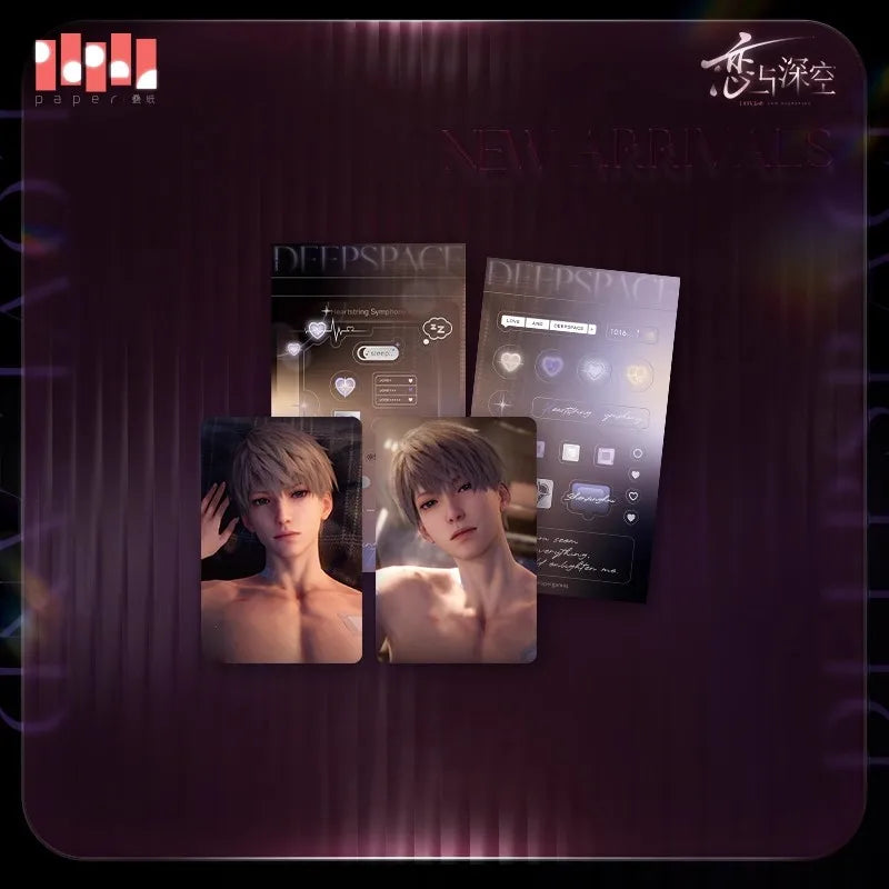 [Official Merch] Love and Deepspace Xavier Zayne Rafayel Sylus Caleb Rotating Stand Card No Defense Zone Heartstring Symphony