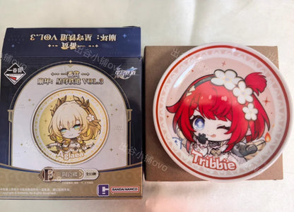 Honkai: Star Rail Castorice Cyrene Aglaea Phainon Anaxagoras Genuine Anime Cosplay Ceramic Saucer Cartoon Small Plate Dish Gift