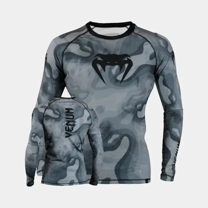 Sports Compression Long-Sleeve Top Breathable Quick-Dry for Fitness Training Fighting MMA-