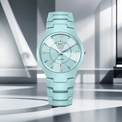 LIGE Luxury Elegant Quartz Women Watches Fashion Ceramics Small Dial Ladies Watch Date Week Display Woman Wristwatch Reloj Mujer