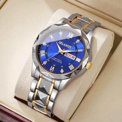 1PC Surprise Mystery Watch Blind Box-Luxury Men Business Watches Fashion Stainless Steel Band Quartz Watches Reloj（Without Box）