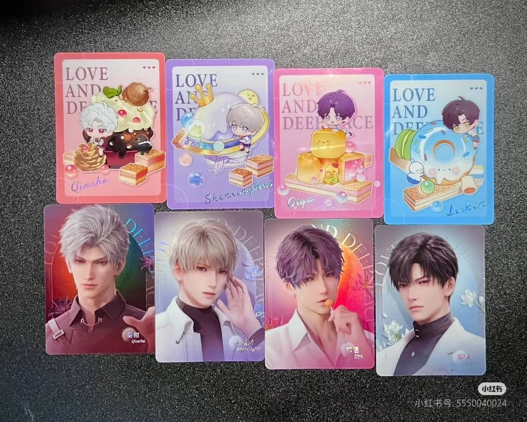 Official LAWSON X Love and Deepspace Collaboration Merchandise Badge Bookmark Acrylic Stand Postcard Transparent Card in Stock