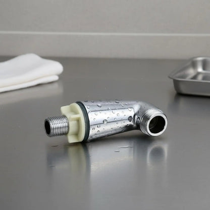 2 Pieces Bathtub Faucet Mounting Legs Silver-Toned Finish Plumbing Hardware for Bathroom