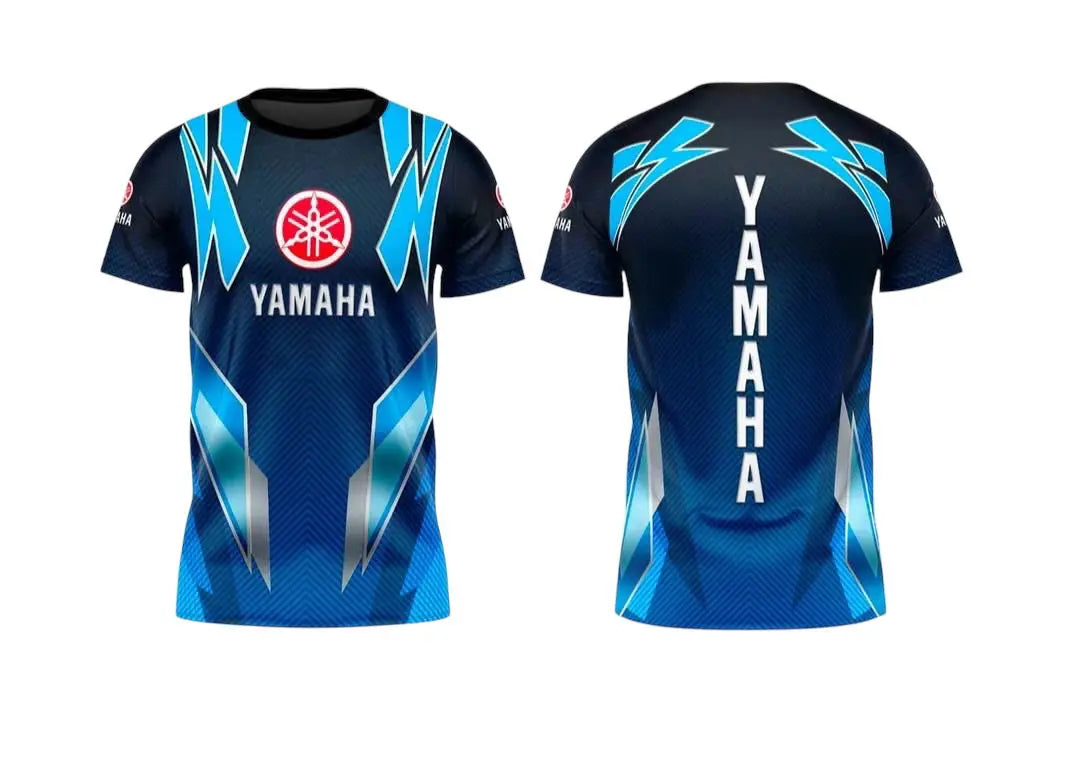 2026 YAMAHA GP Retro Racing Shirt Summer Men Motorcycle Off Road Cycling Suit Loose Large Breathable Speed Drying Sports T-shirt