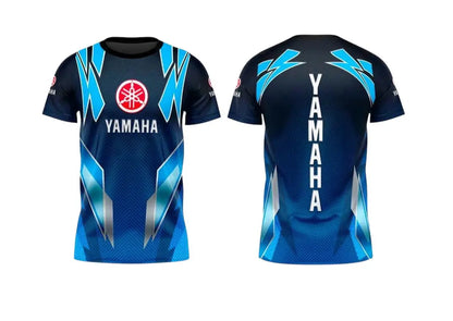 2026 YAMAHA GP Retro Racing Shirt Summer Men Motorcycle Off Road Cycling Suit Loose Large Breathable Speed Drying Sports T-shirt