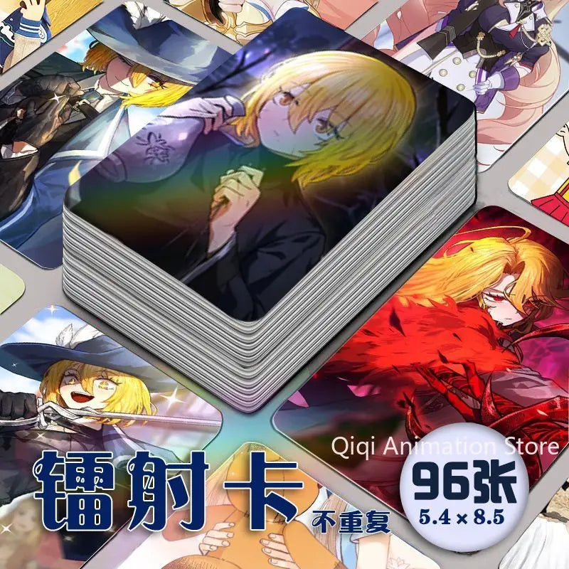 96PCS Limbus Company Don Quixote  Laser Card Photocard  Lomo Card Album Photo Card For Fans Collection Postcard Christmas Gifts