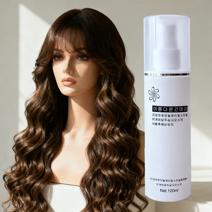 1PCS synthetic wig fragrance care liquid anti manic anti static conditioner spray softening hair system protects wigs