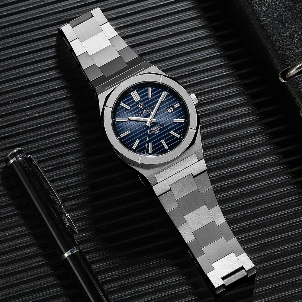 CADISEN 2026 Diver Watch Sapphire MIYOTA 8215 German Designer Men Automatic Mechanical Watches 10Bar Waterproof Gift With Box