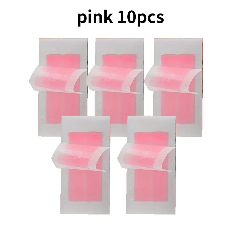 Professional Warning Tapes For Summer Hair Removal, Double Face Cold Warning Paper For Legs, Body, Face,6 Sticks, 10/20 Sticks