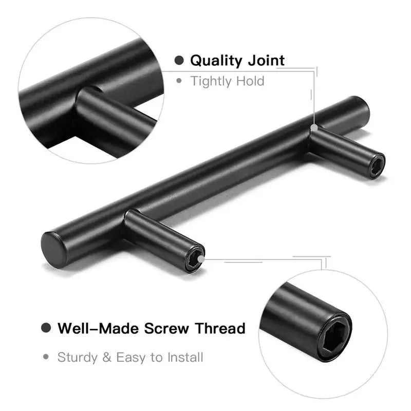 Modern Gold Brushed Straight Cupboard Handles Knobs Stainless Steel Brushed Black Gold Kitchen Door Handles Cabinet Pull