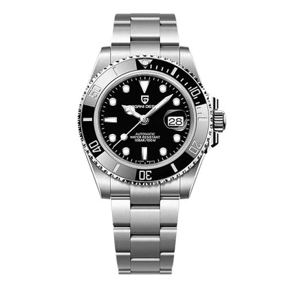PAGANI DESIGN Diving Watch Mechanical Watch 316L Stainless Steel Luminous Waterproof Watch Top Luxury Automatic Watches Men Gift