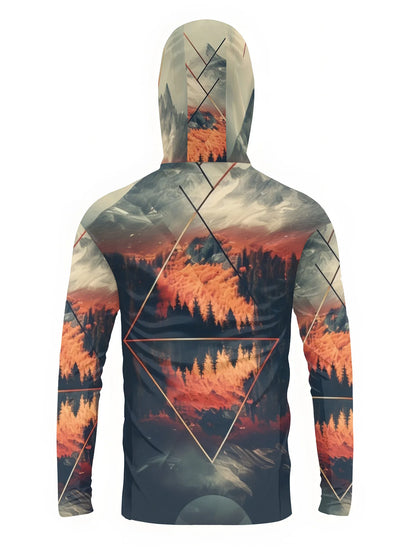 2026 Summer Best-selling Men's Long-Sleeved Shirt for Outdoor Sports Leisure Comfortable and Simple Patterned Print