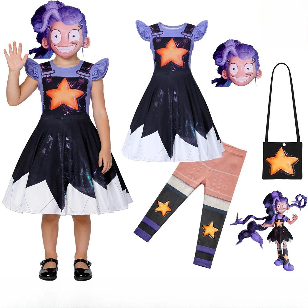 Lily Lovebraids Game Suit Uniform Cosplay Costume Halloween Carnival Party Outfit NexoCosplay