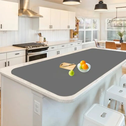 Silicone Mats for Kitchen Counter, 47.24"x 23.62" Extra Large Silicone Mat, Non-slip Heat Resistant Kitchen Counter Mat, Quartz