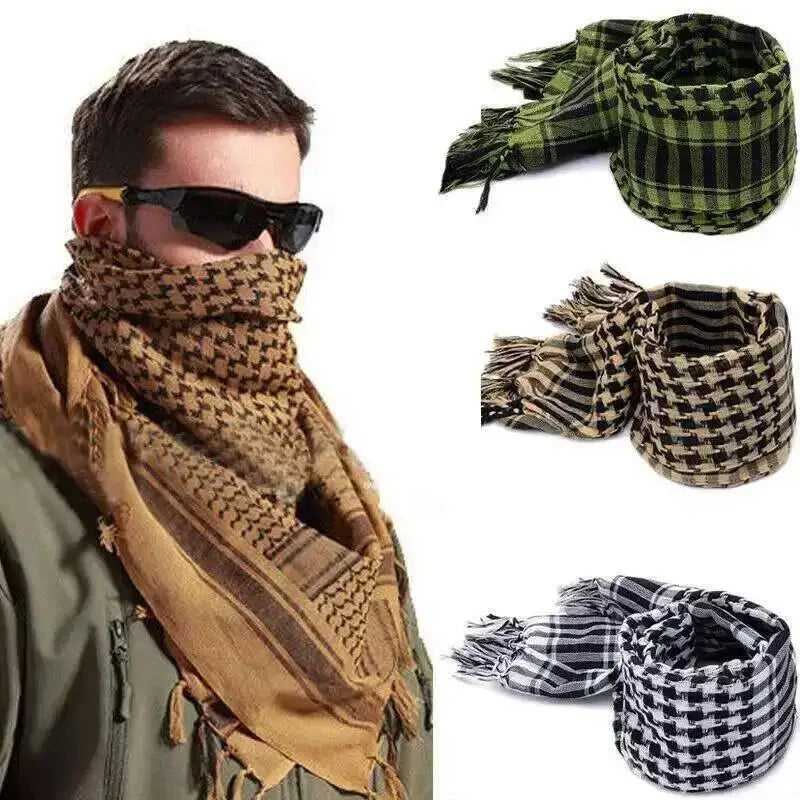 Arafat arab scarf shawl Handsome Keffiyeh Kafiya Lightweight Military Shemagh palestine Man Stripe Scarf With Tassels Soft Warm