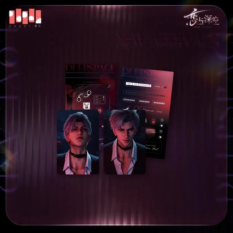 [Official Merch] Love and Deepspace Xavier Zayne Rafayel Sylus Caleb Rotating Stand Card No Defense Zone Heartstring Symphony