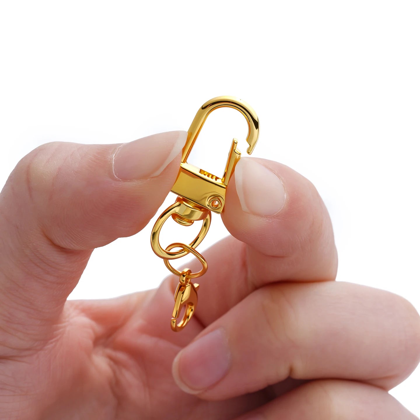 5/10Pcs Alloy Snap Lobster Clasp Hooks with Lobster Clasps Connectors Findings for DIY Key Chain Bags Pendants Supplies