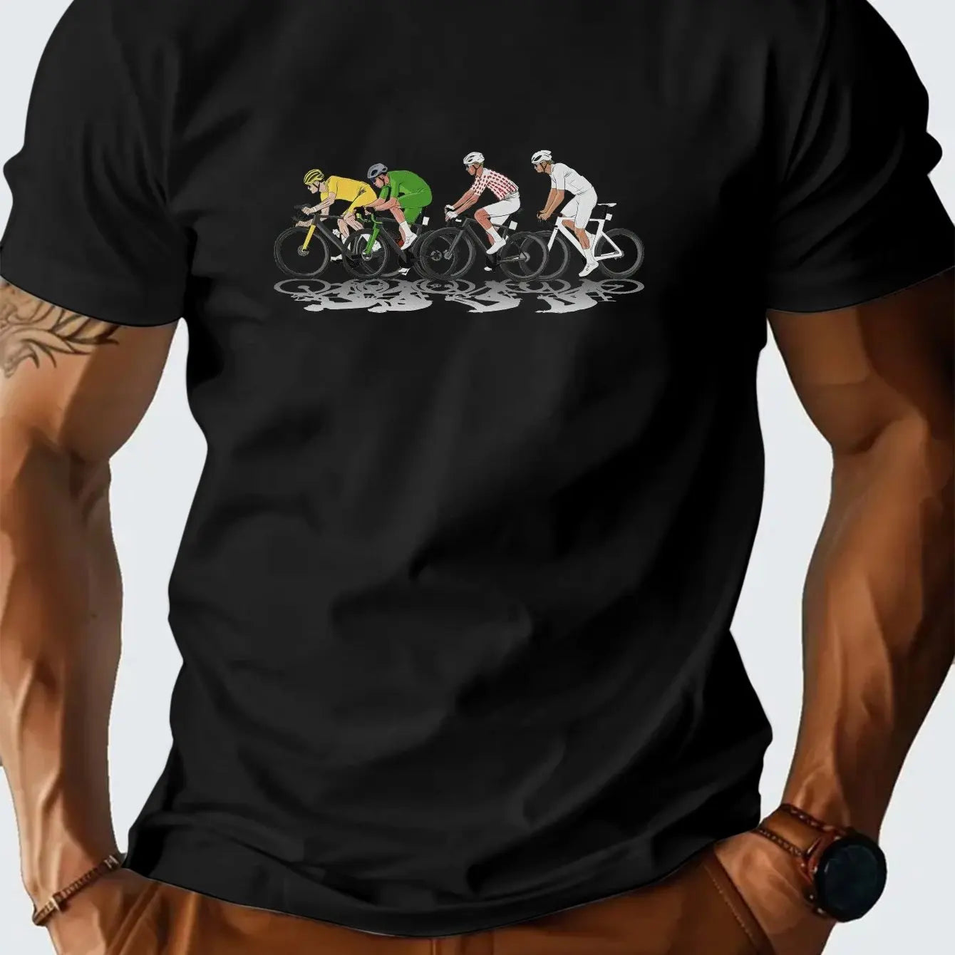 France Cycling Racing T Shirt Men Summer Breathable Moisture Wicking Tee Male Vintage Graphic Short Sleeve Sportswear Bike Tops